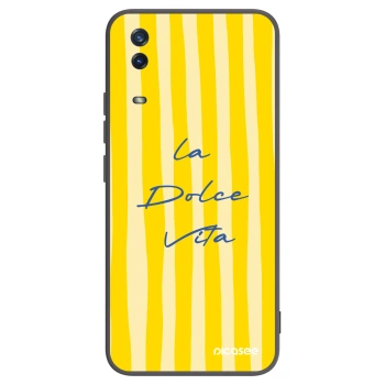 Picasee Vivo Y11s Hülle - Schwarzes Silikon - Ladolcevita