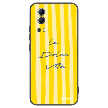 Picasee Vivo Y52 5G Hülle - Schwarzes Silikon - Ladolcevita