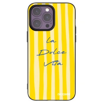 Picasee Apple iPhone 14 Pro Max Hülle - Schwarzes Silikon - Ladolcevita