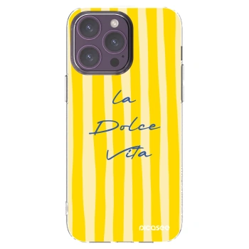 Picasee Apple iPhone 14 Pro Max Hülle - Transparentes Silikon - Ladolcevita