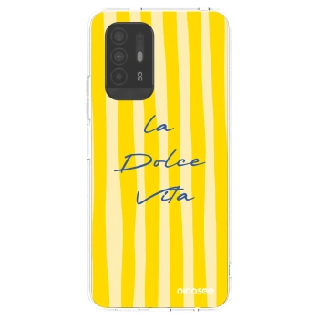 Picasee OPPO A94 5G Hülle - Transparentes Silikon - Ladolcevita