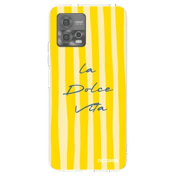 Picasee Motorola Moto G72 Hülle - Transparentes Silikon - Ladolcevita
