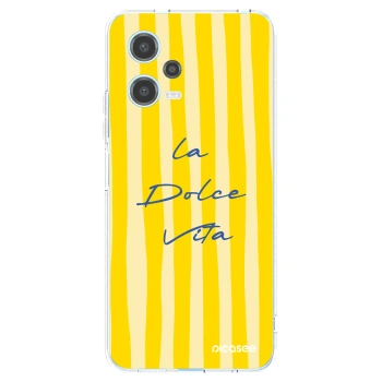 Picasee Xiaomi Redmi Note 12 5G Hülle - Transparentes Silikon - Ladolcevita