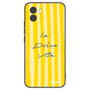 Picasee Xiaomi Redmi A2 Hülle - Schwarzes Silikon - Ladolcevita