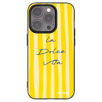 Picasee Apple iPhone 15 Pro Hülle - Schwarzes Silikon - Ladolcevita