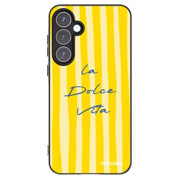Picasee Samsung Galaxy A55 5G A556B Hülle - Schwarzes Silikon - Ladolcevita