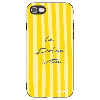 Picasee Apple iPhone 8 Hülle - Schwarzes Silikon - Ladolcevita