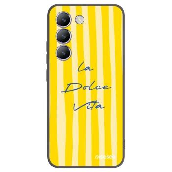 Picasee Vivo V40 SE 5G Hülle - Schwarzes Silikon - Ladolcevita