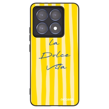Picasee Xiaomi 14T Pro Hülle - Schwarzes Silikon - Ladolcevita