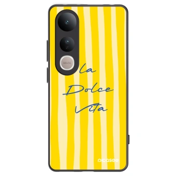 Picasee Vivo V50 Lite 5G Hülle - Schwarzes Silikon - Ladolcevita