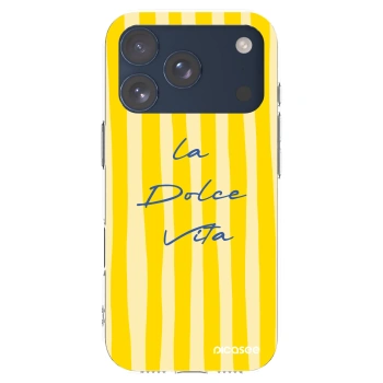 Picasee Apple iPhone 17 Pro Hülle - Transparentes Silikon - Ladolcevita