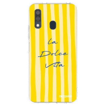 Picasee Samsung Galaxy A40 A405F Hülle - Transparentes Silikon - Ladolcevita