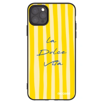 Picasee Apple iPhone 11 Pro Max Hülle - Schwarzes Silikon - Ladolcevita