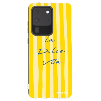 Picasee Samsung Galaxy S20 Ultra 5G G988F Hülle - Transparentes Silikon - Ladolcevita