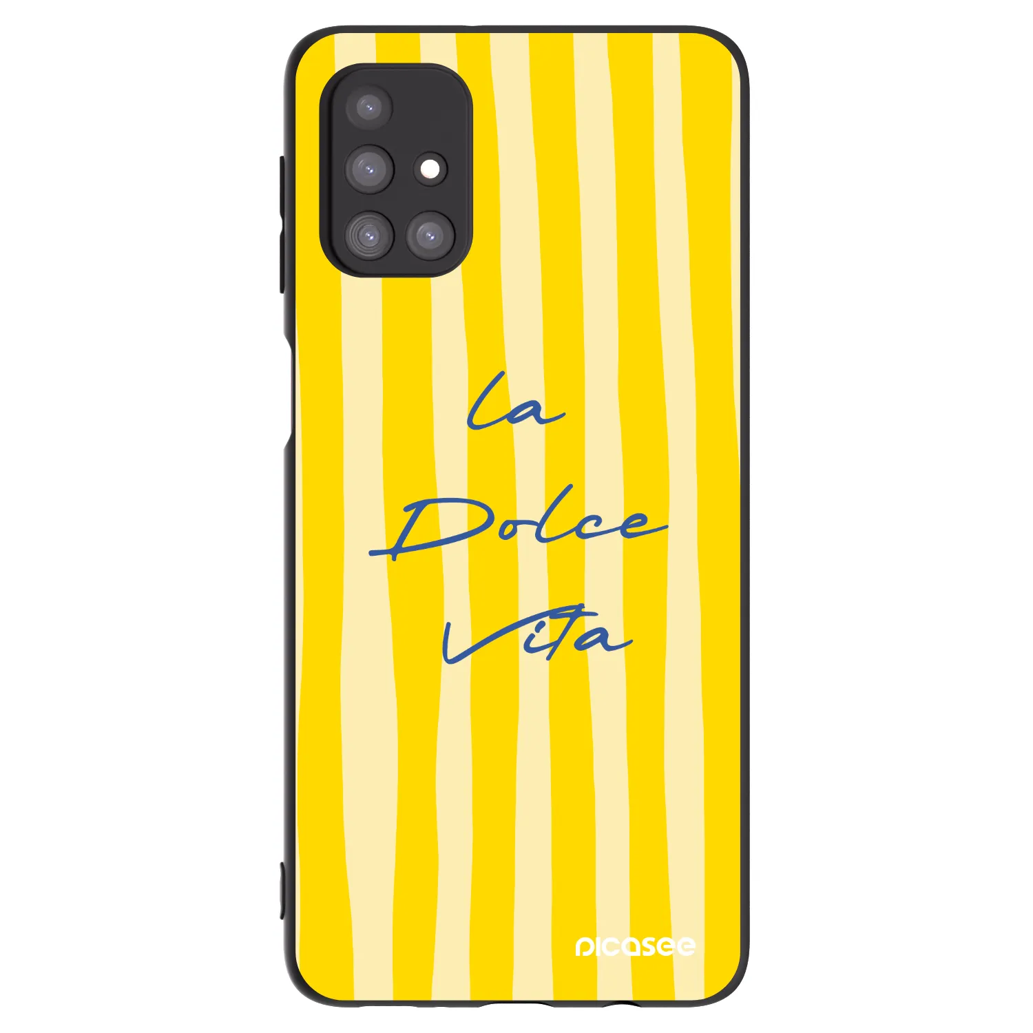 Picasee Samsung Galaxy M31s Hülle - Schwarzes Silikon - Ladolcevita