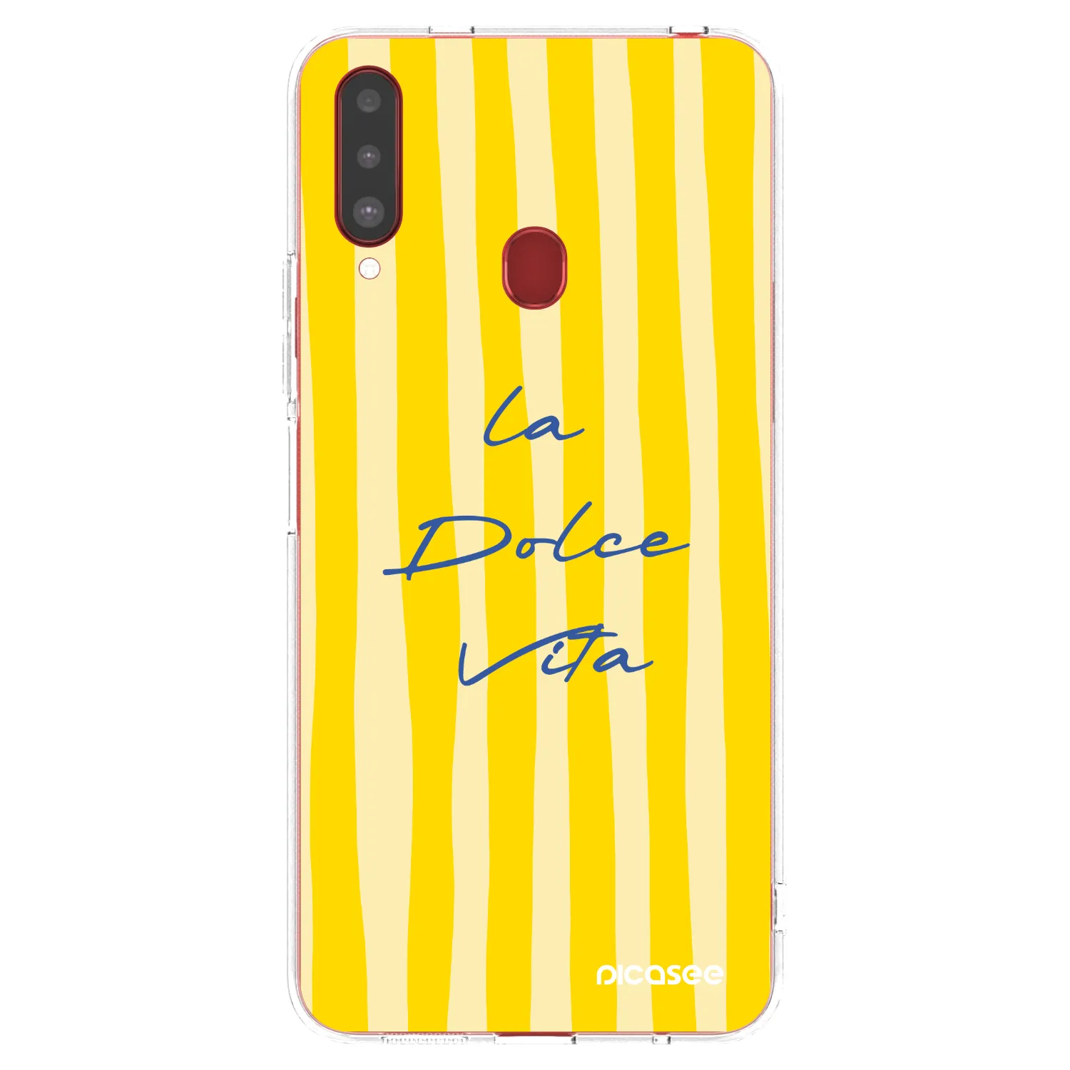 Picasee Samsung Galaxy A20s Hülle - Transparentes Silikon - Ladolcevita