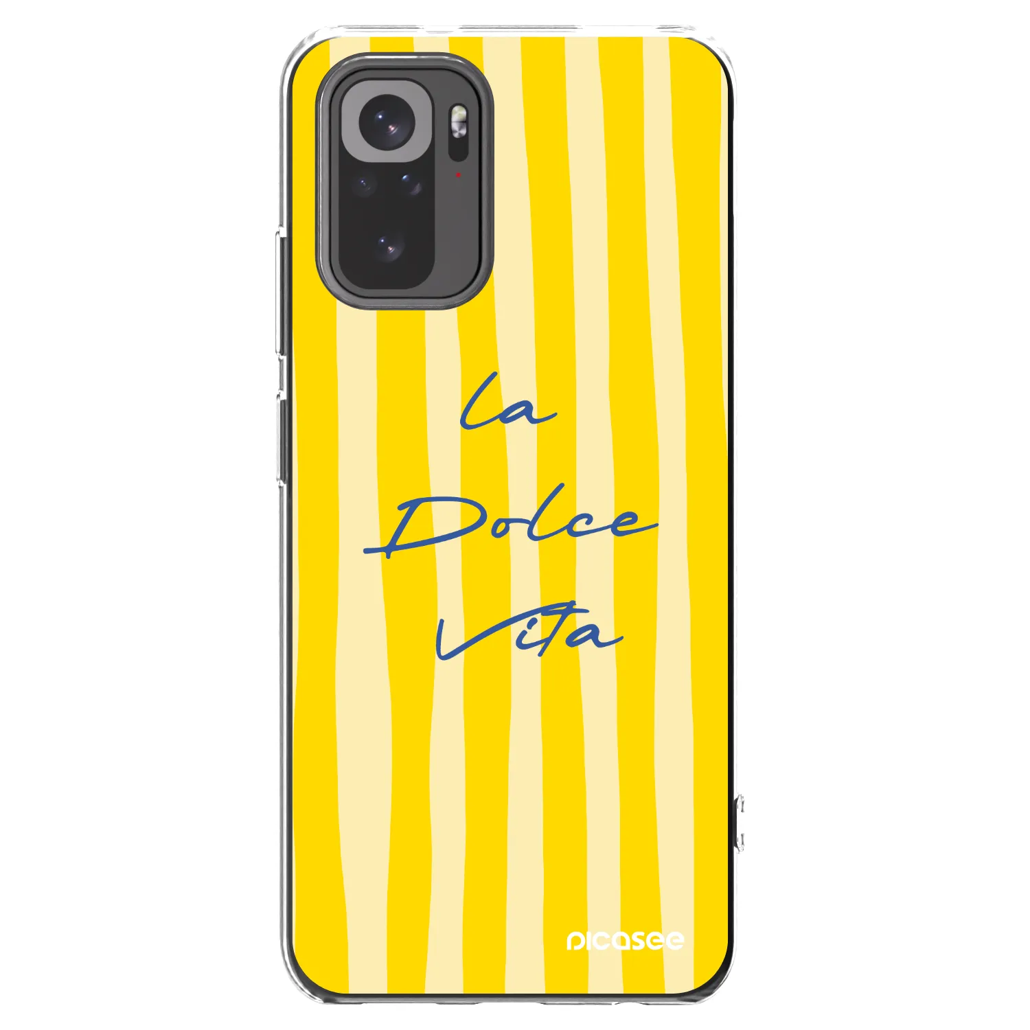 Picasee Xiaomi Redmi Note 10S Hülle - Transparentes Silikon - Ladolcevita