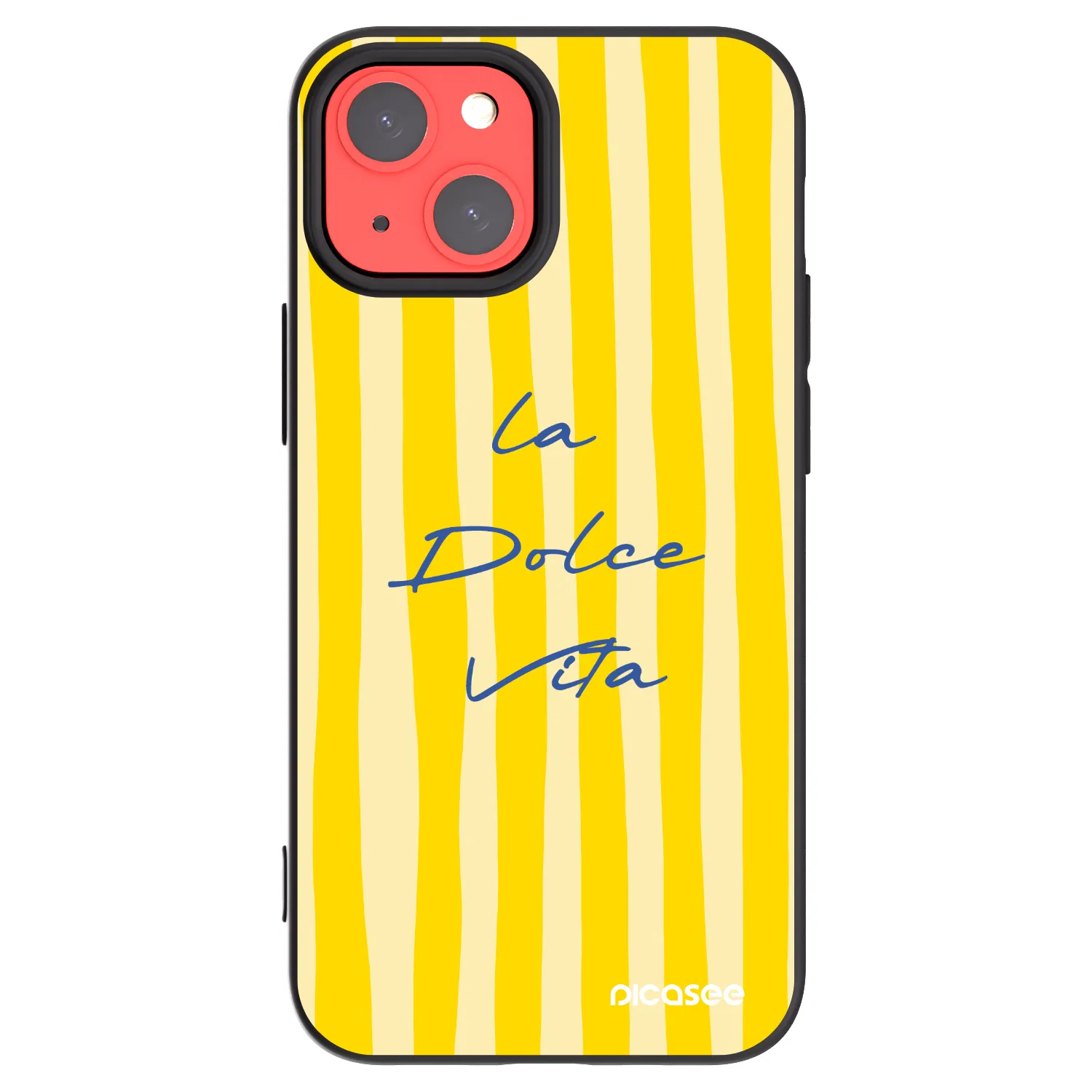 Picasee Apple iPhone 13 mini Hülle - Schwarzes Silikon - Ladolcevita