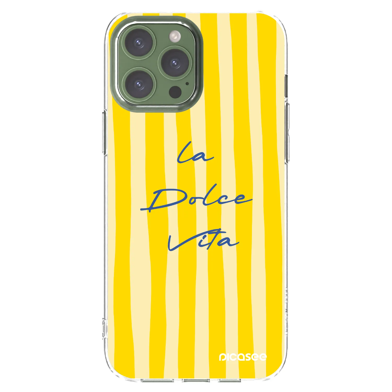 Picasee Apple iPhone 13 Pro Max Hülle - Transparentes Silikon - Ladolcevita