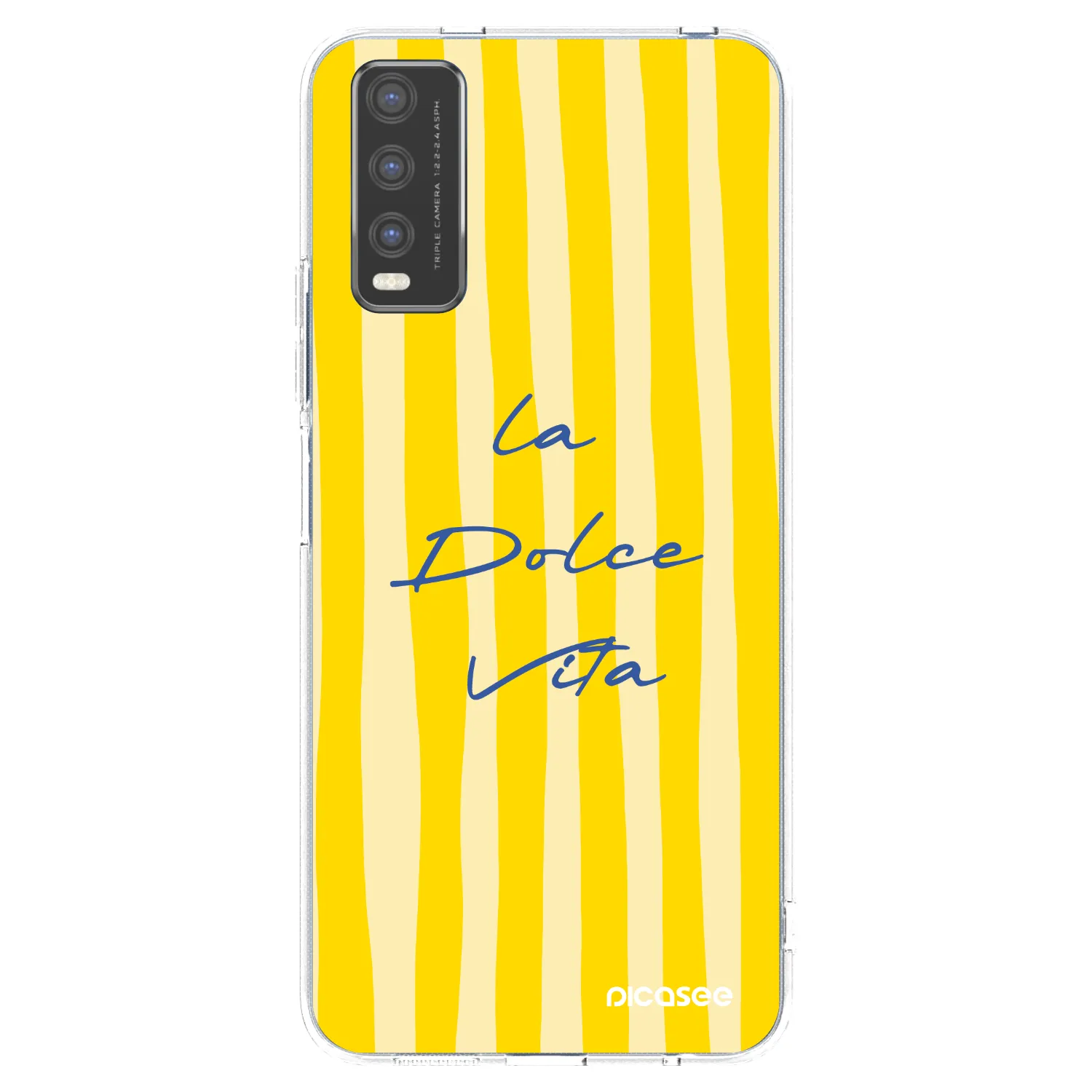 Picasee Vivo Y20s Hülle - Transparentes Silikon - Ladolcevita