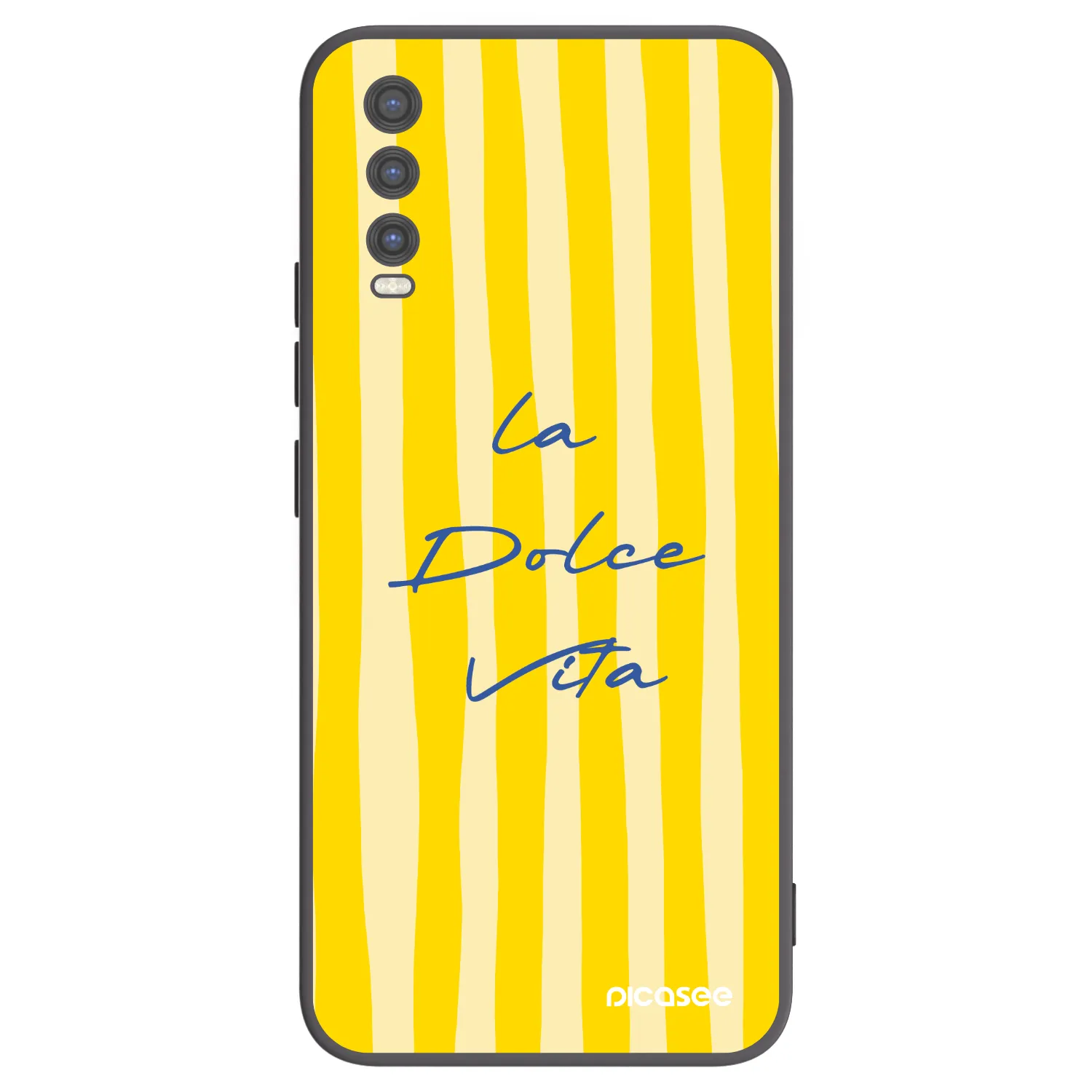Picasee Vivo Y20s Hülle - Schwarzes Silikon - Ladolcevita