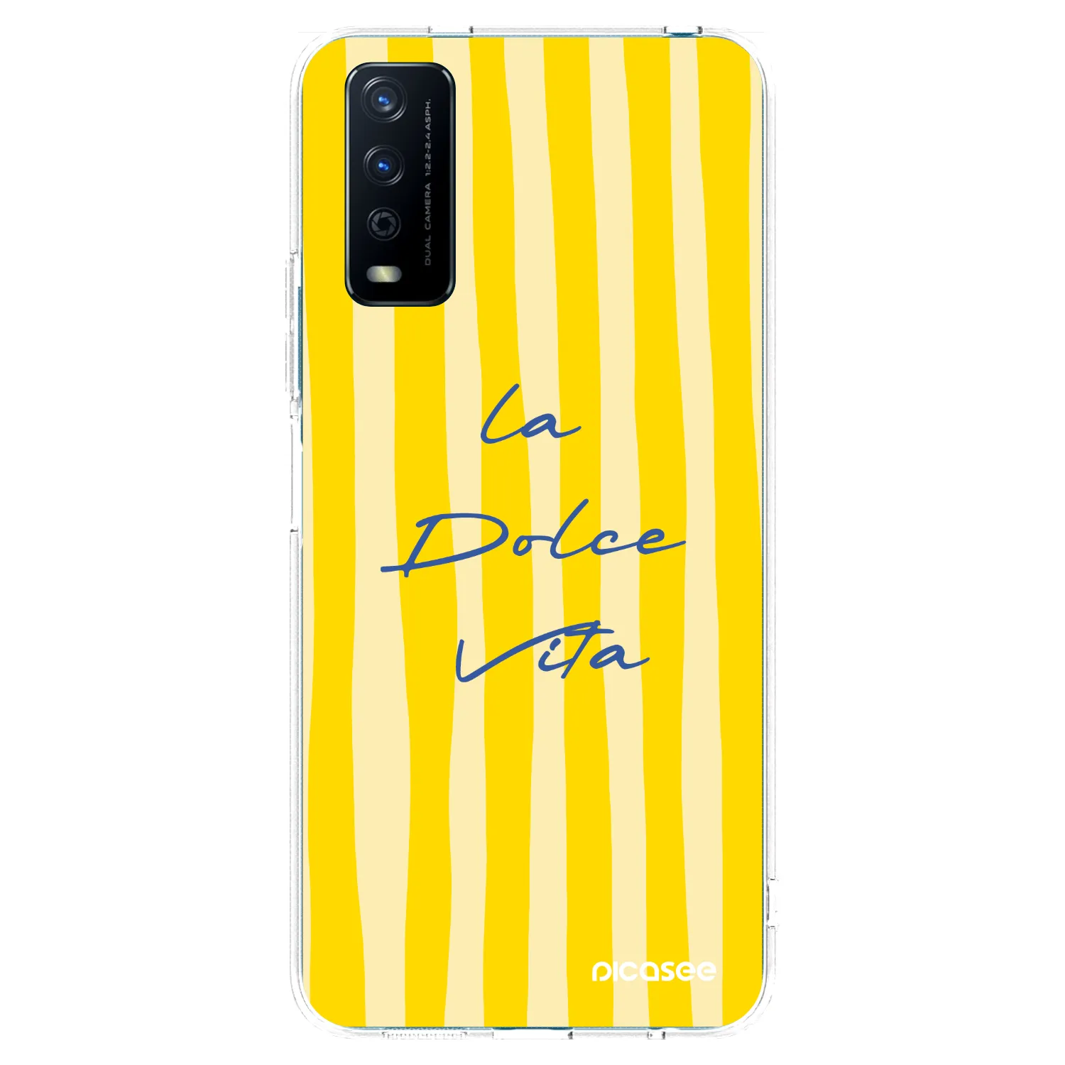 Picasee Vivo Y11s Hülle - Transparentes Silikon - Ladolcevita