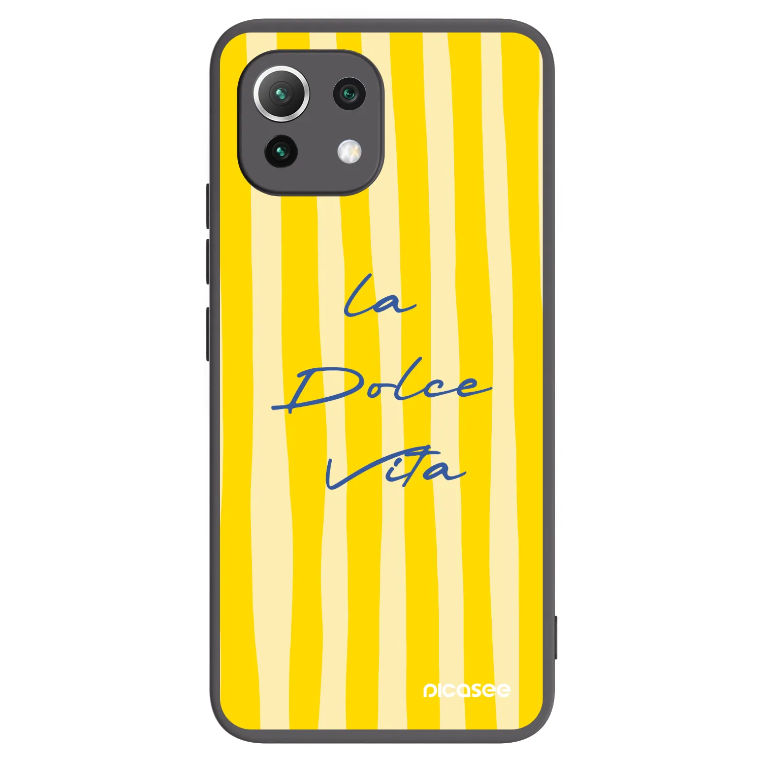 Picasee Xiaomi 11 Lite 5G NE Hülle - Schwarzes Silikon - Ladolcevita