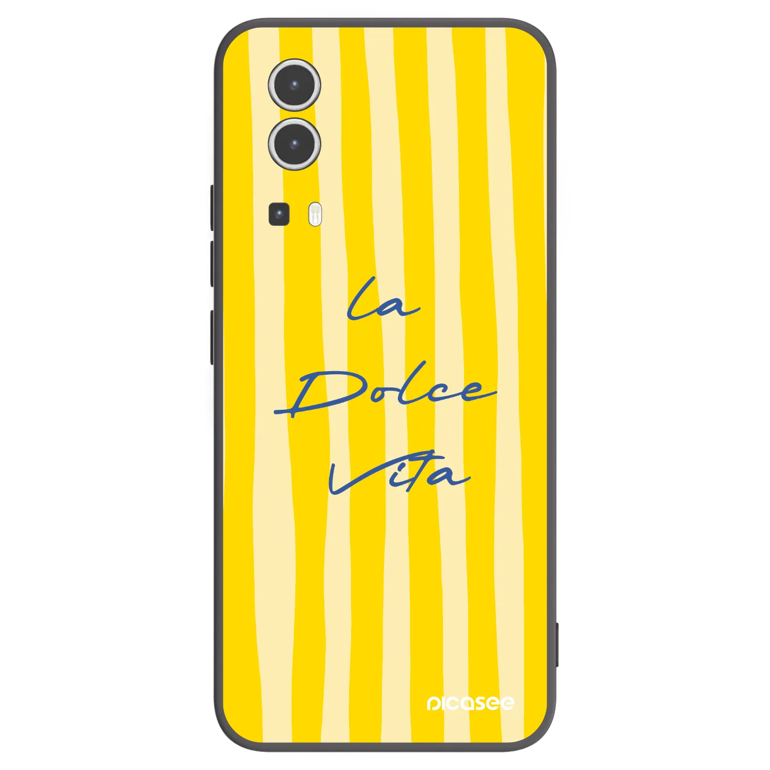 Picasee Vivo Y72 5G Hülle - Schwarzes Silikon - Ladolcevita