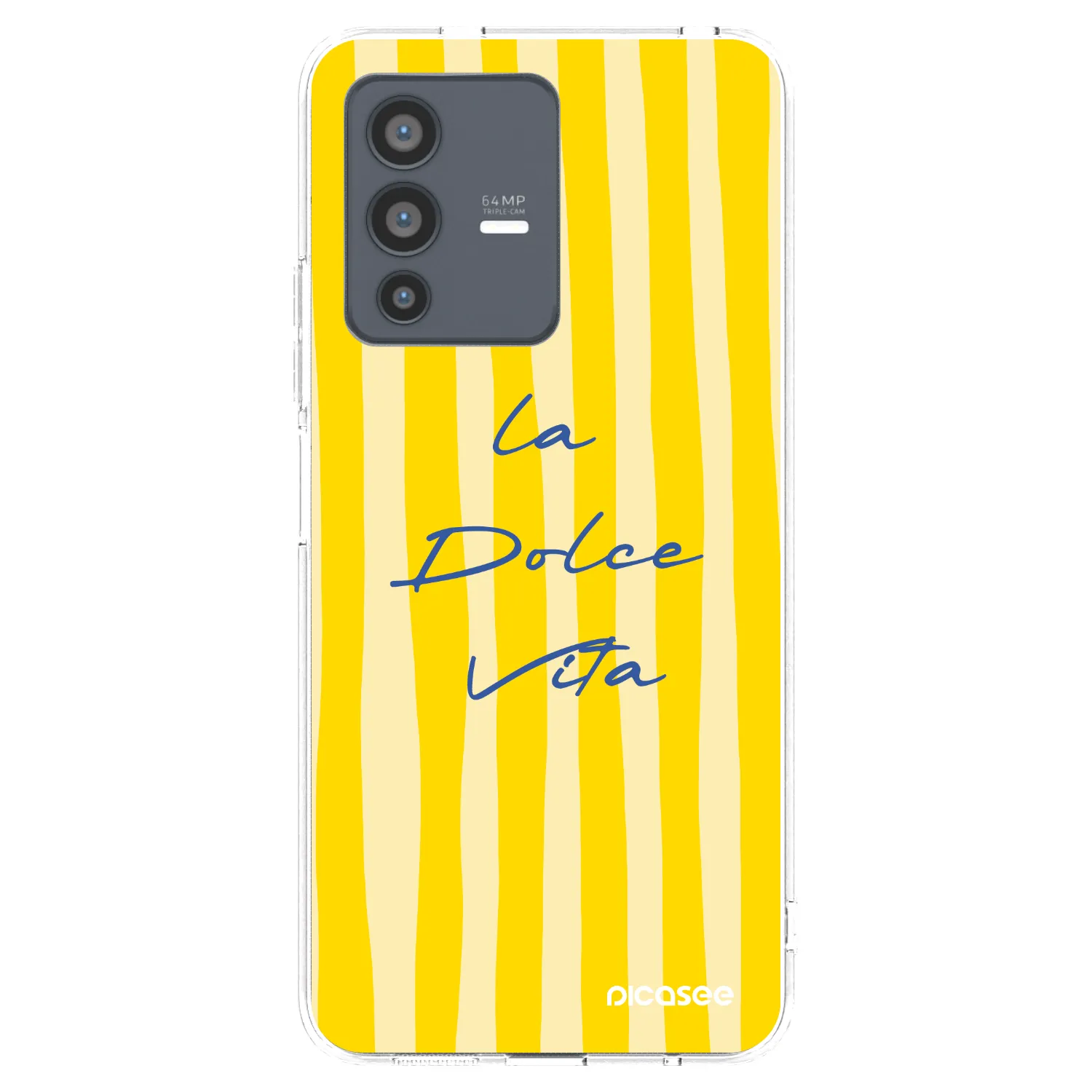 Picasee Vivo V23 5G Hülle - Transparentes Silikon - Ladolcevita