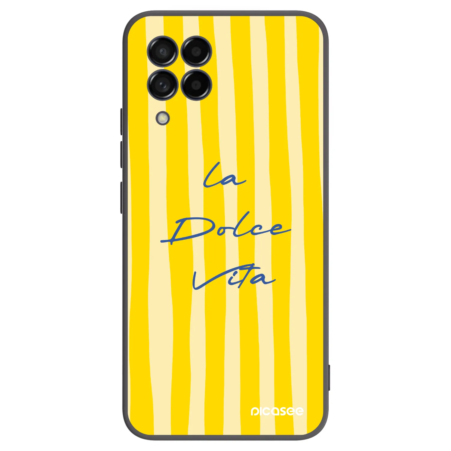Picasee Samsung Galaxy M53 5G Hülle - Schwarzes Silikon - Ladolcevita