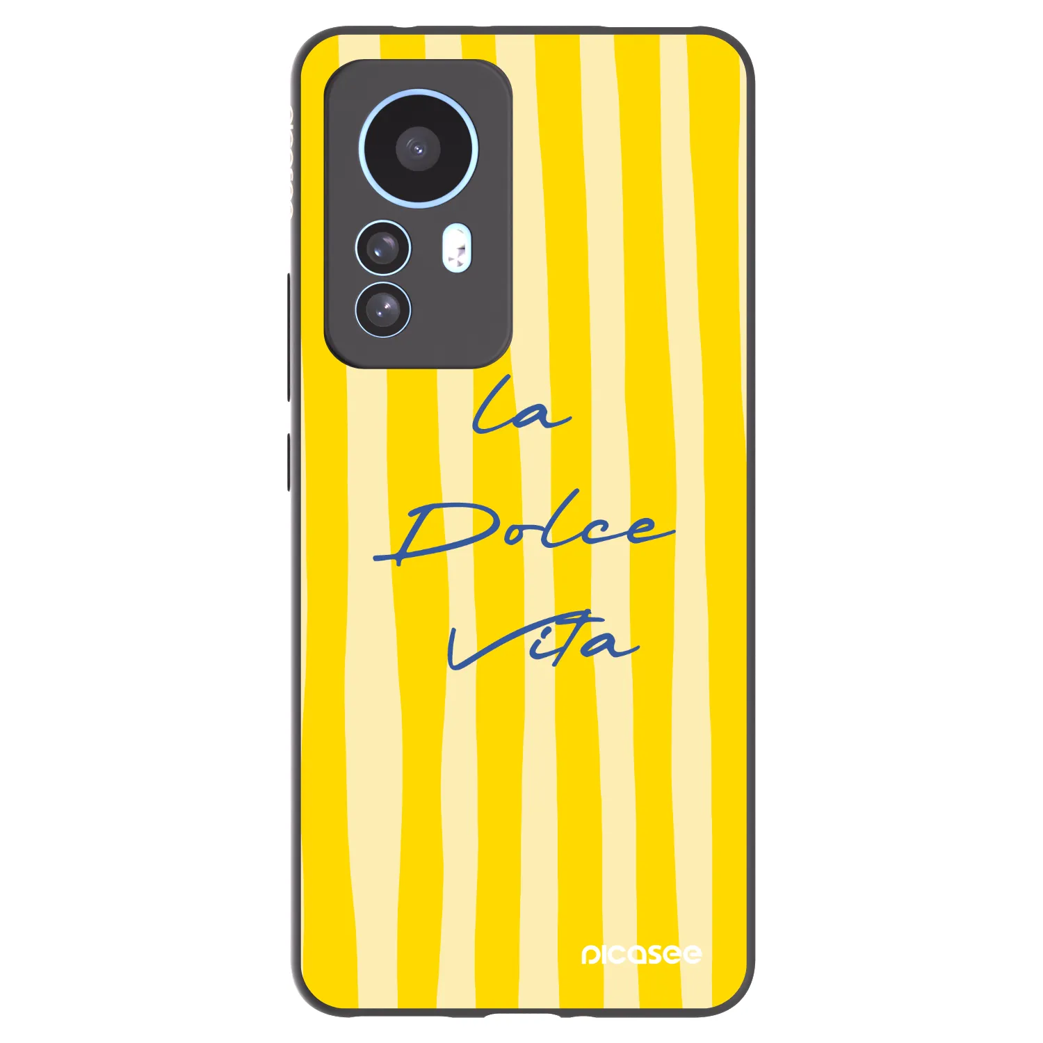Picasee Xiaomi 12T Pro Hülle - Schwarzes Silikon - Ladolcevita