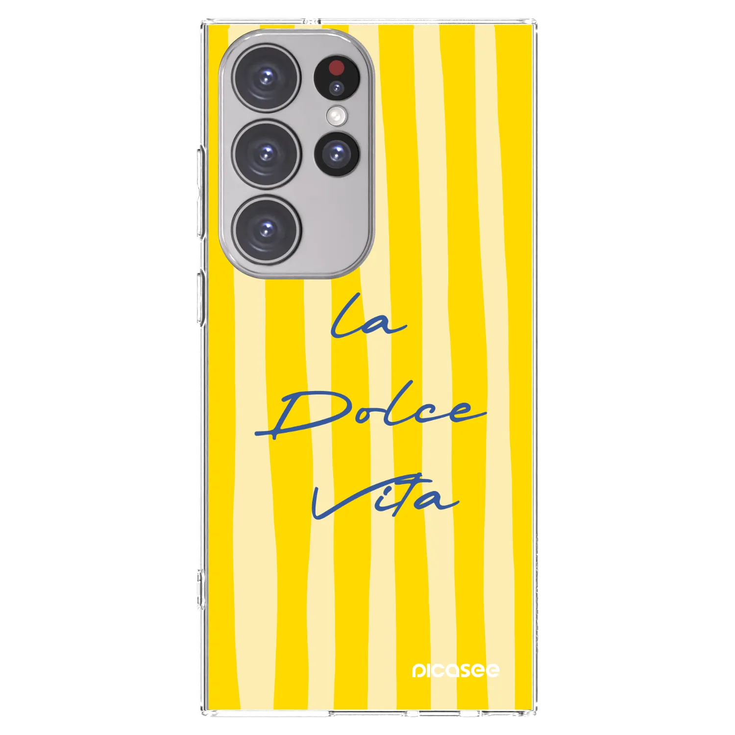 Picasee Samsung Galaxy S23 Ultra 5G Hülle - Transparentes Silikon - Ladolcevita