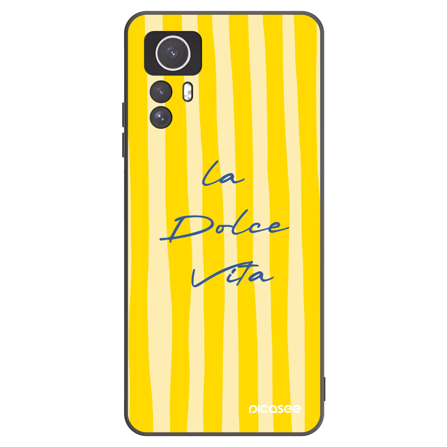 Picasee Xiaomi Redmi Note 12S Hülle - Schwarzes Silikon - Ladolcevita