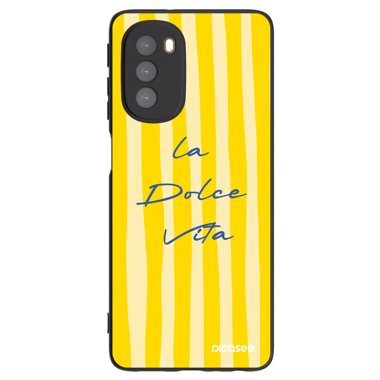Picasee Motorola Moto G51 Hülle - Schwarzes Silikon - Ladolcevita