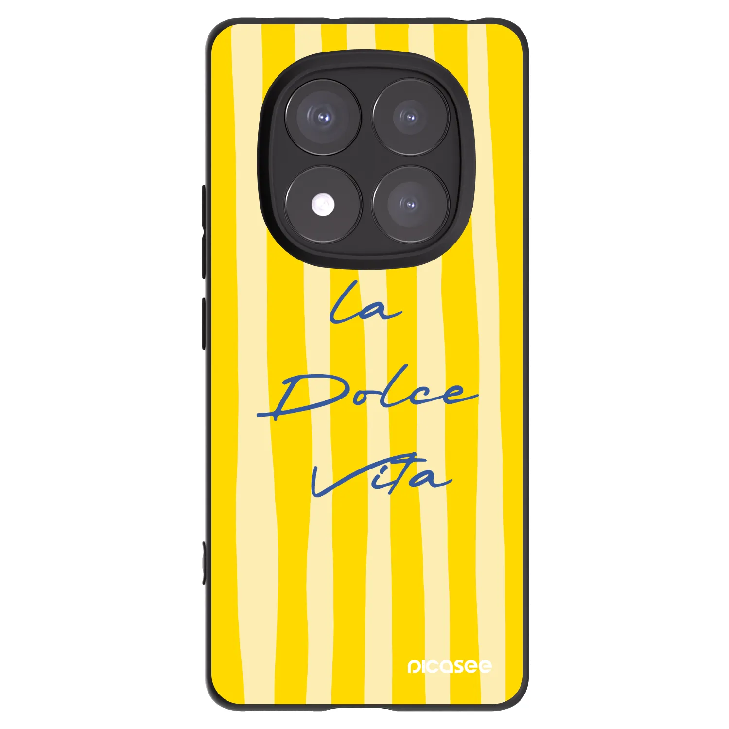 Picasee Xiaomi Redmi Note 14 Pro+ 5G Hülle - Schwarzes Silikon - Ladolcevita