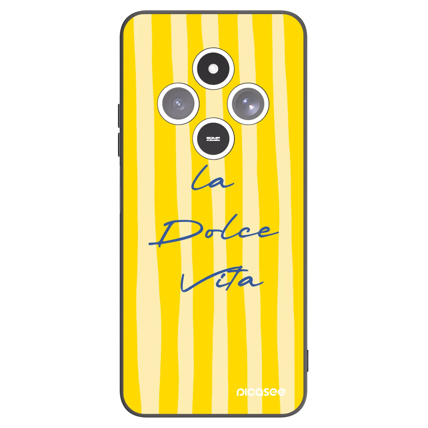 Picasee Xiaomi Redmi 14C Hülle - Schwarzes Silikon - Ladolcevita