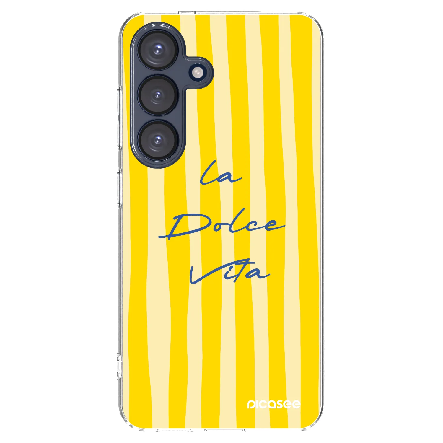 Picasee Samsung Galaxy S25 5G Hülle - Transparentes Silikon - Ladolcevita