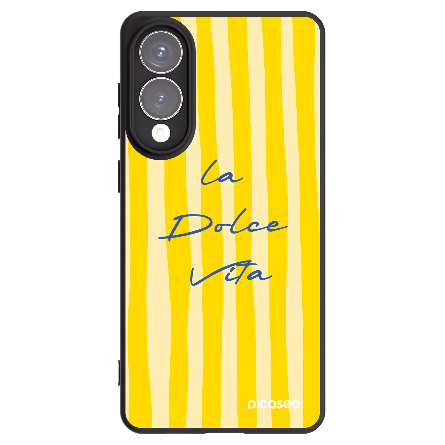 Picasee Samsung Galaxy S25 Edge 5G Hülle - Schwarzes Silikon - Ladolcevita