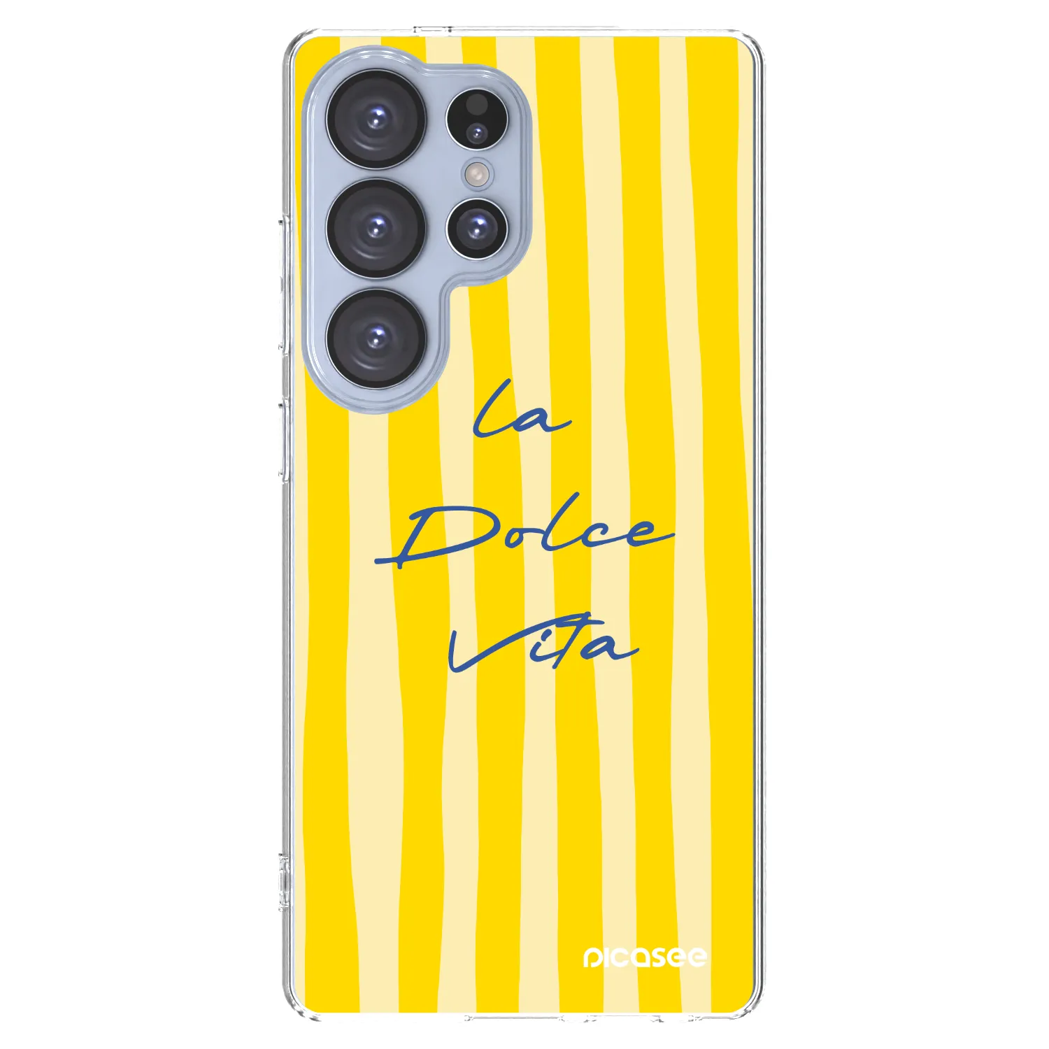 Picasee Samsung Galaxy S25 Ultra 5G Hülle - Transparentes Silikon - Ladolcevita
