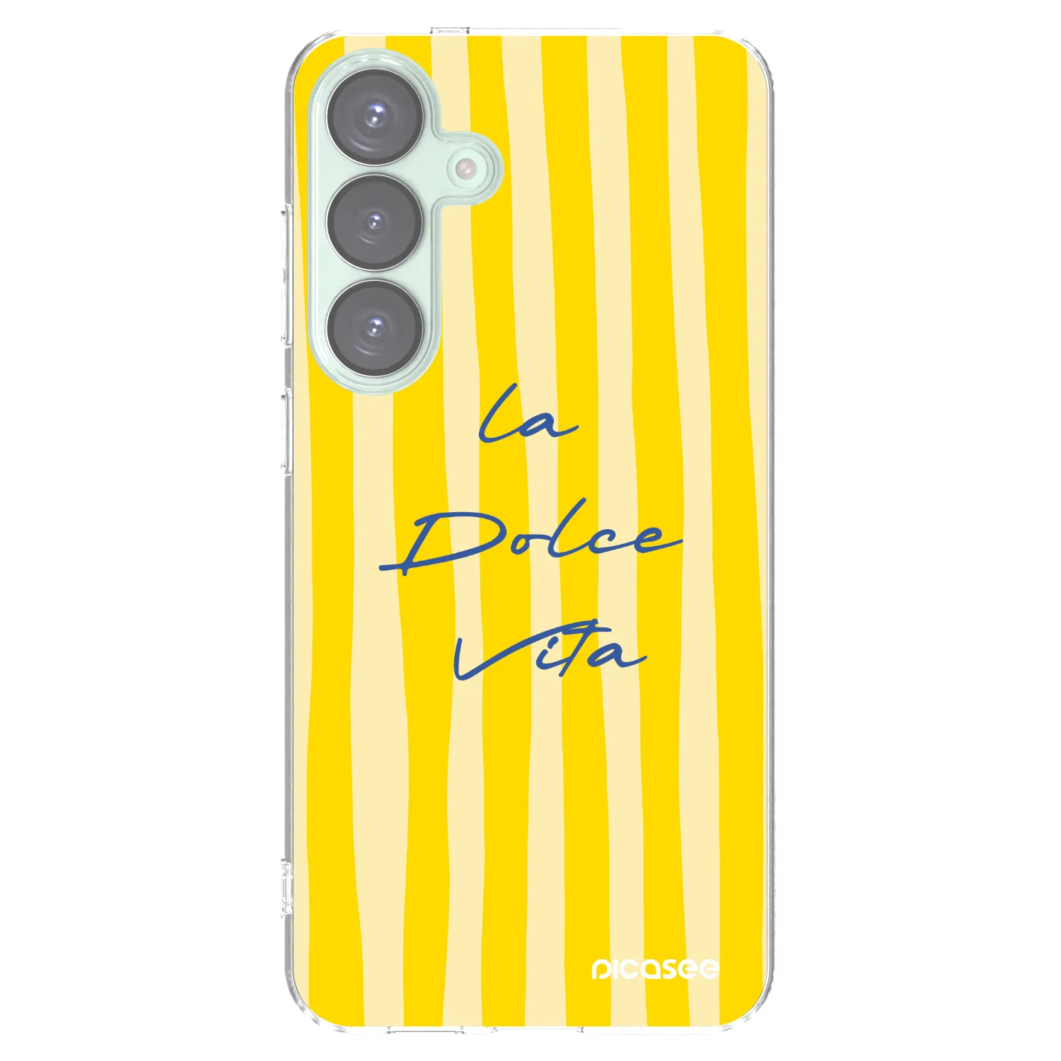 Picasee Samsung Galaxy S25+ 5G Hülle - Transparentes Silikon - Ladolcevita