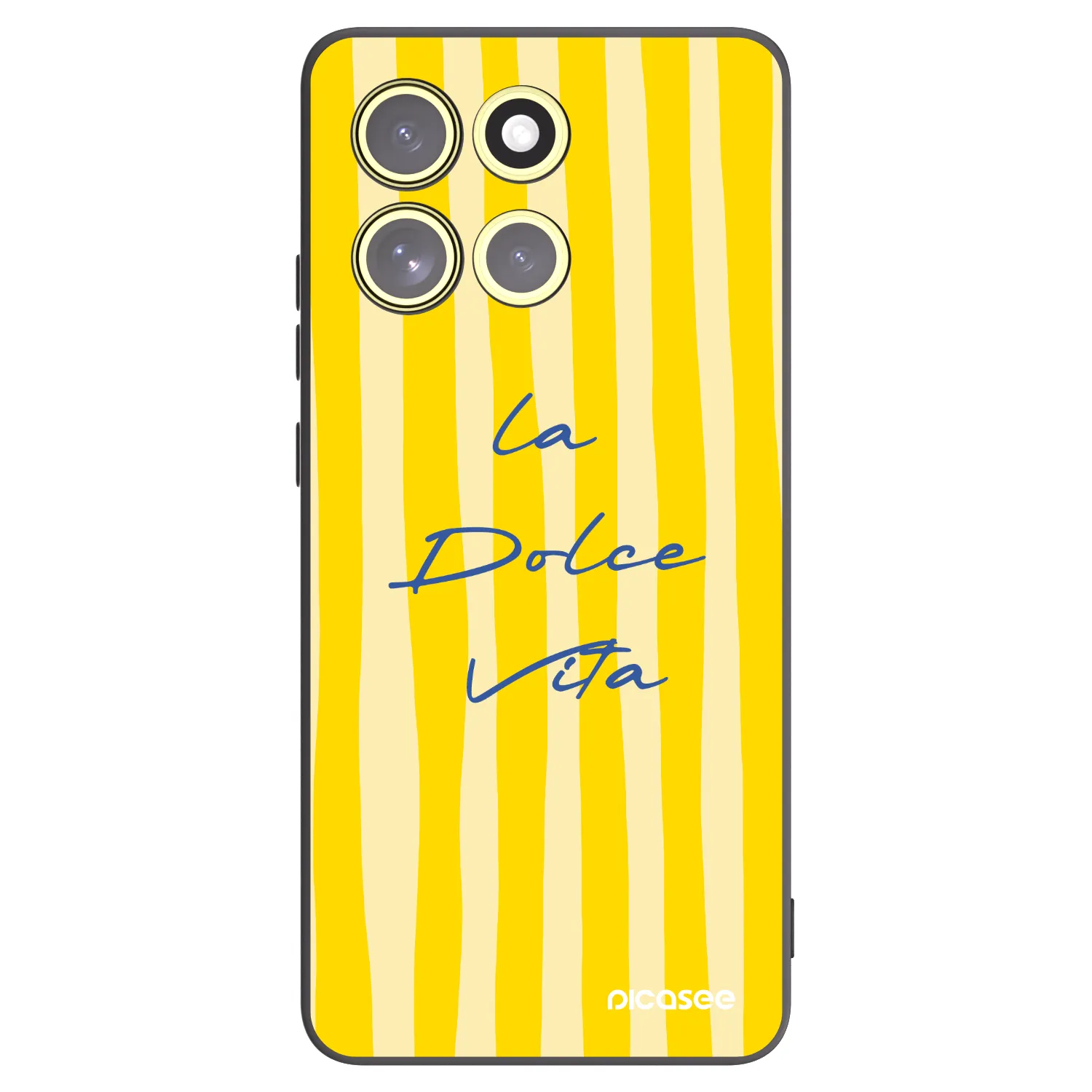 Picasee Motorola Moto G86 5G Hülle - Schwarzes Silikon - Ladolcevita