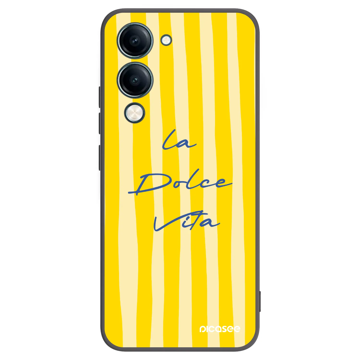 Picasee Vivo Y29s 5G Hülle - Schwarzes Silikon - Ladolcevita