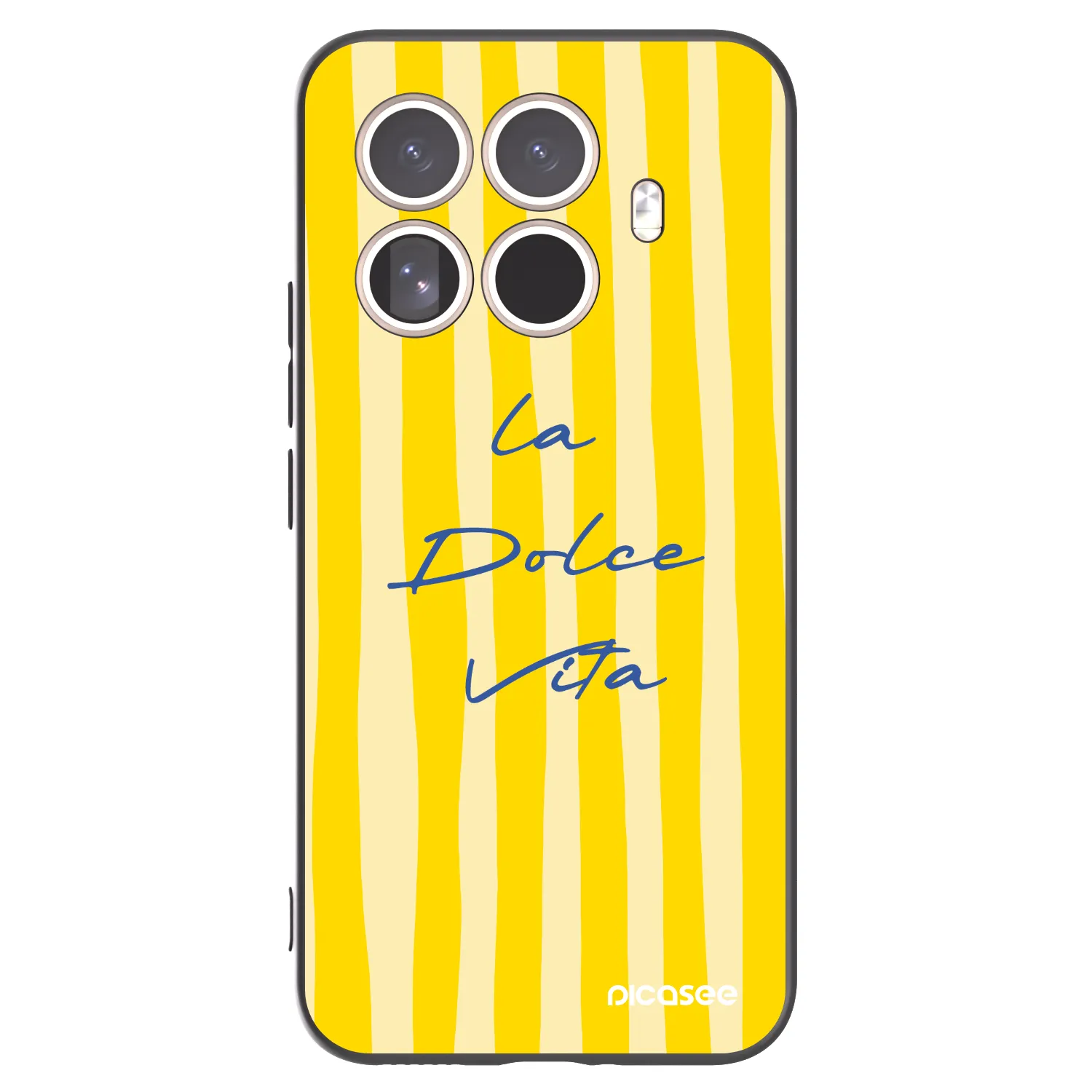 Picasee Xiaomi 15T Pro Hülle - Schwarzes Silikon - Ladolcevita