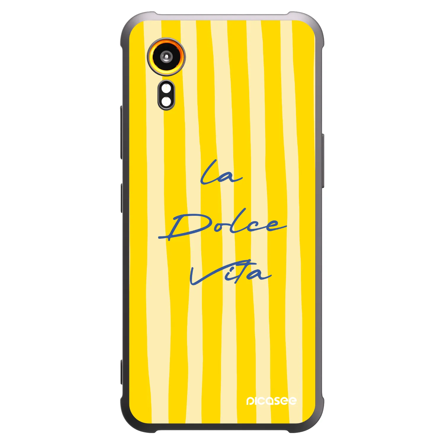 Picasee Samsung Galaxy XCover 7 Hülle - Schwarzes Silikon - Ladolcevita