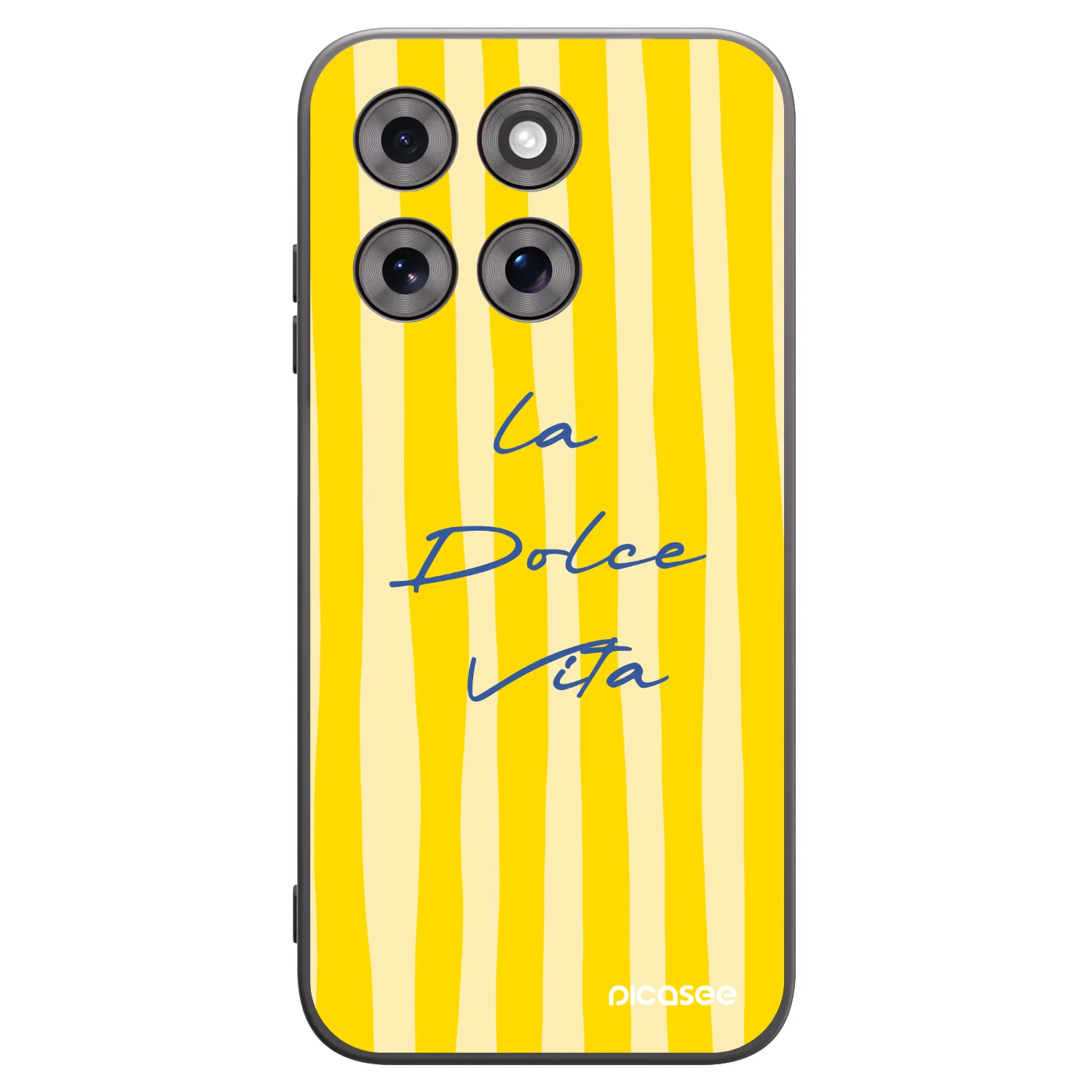 Picasee Motorola Moto G77 Hülle - Schwarzes Silikon - Ladolcevita