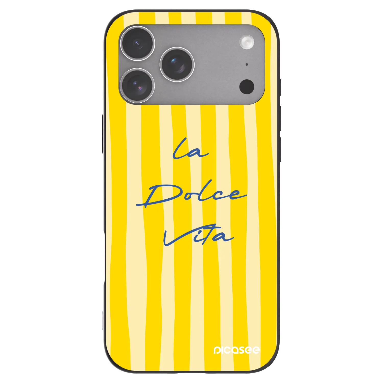 Picasee Apple iPhone 18 Pro Max Hülle - Schwarzes Silikon - Ladolcevita