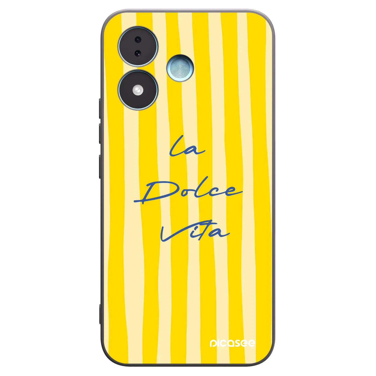 Picasee Xiaomi Redmi Note 17 5G Hülle - Schwarzes Silikon - Ladolcevita