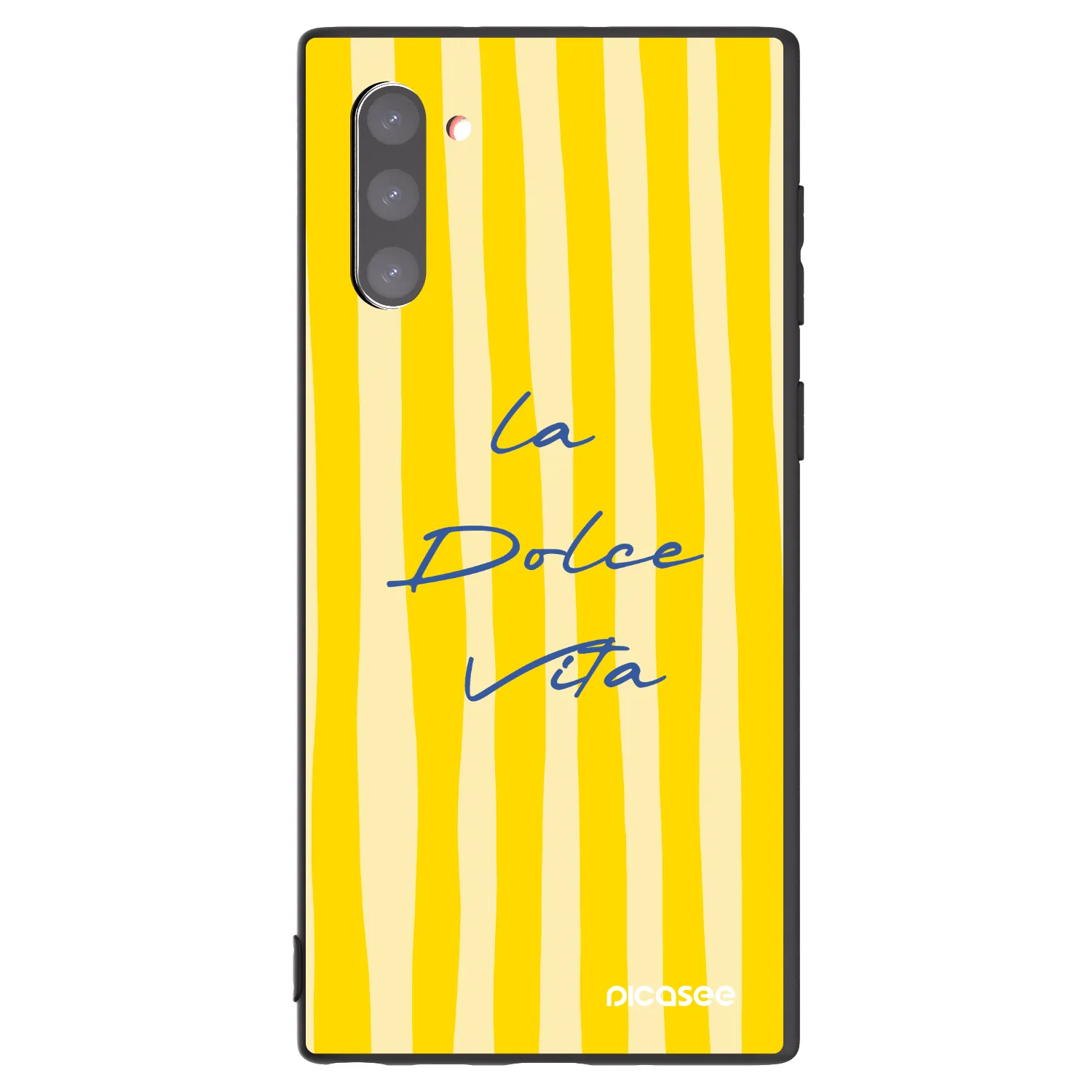 Picasee Samsung Galaxy Note 10 N970F Hülle - Schwarzes Silikon - Ladolcevita