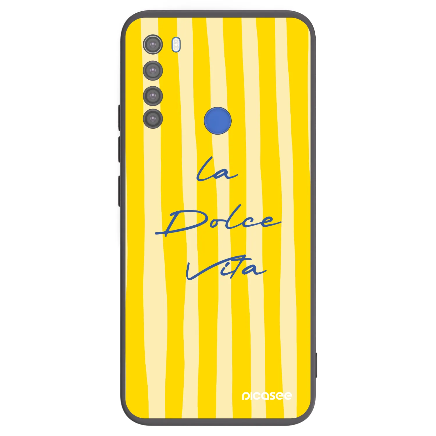 Picasee Xiaomi Redmi Note 8T Hülle - Schwarzes Silikon - Ladolcevita