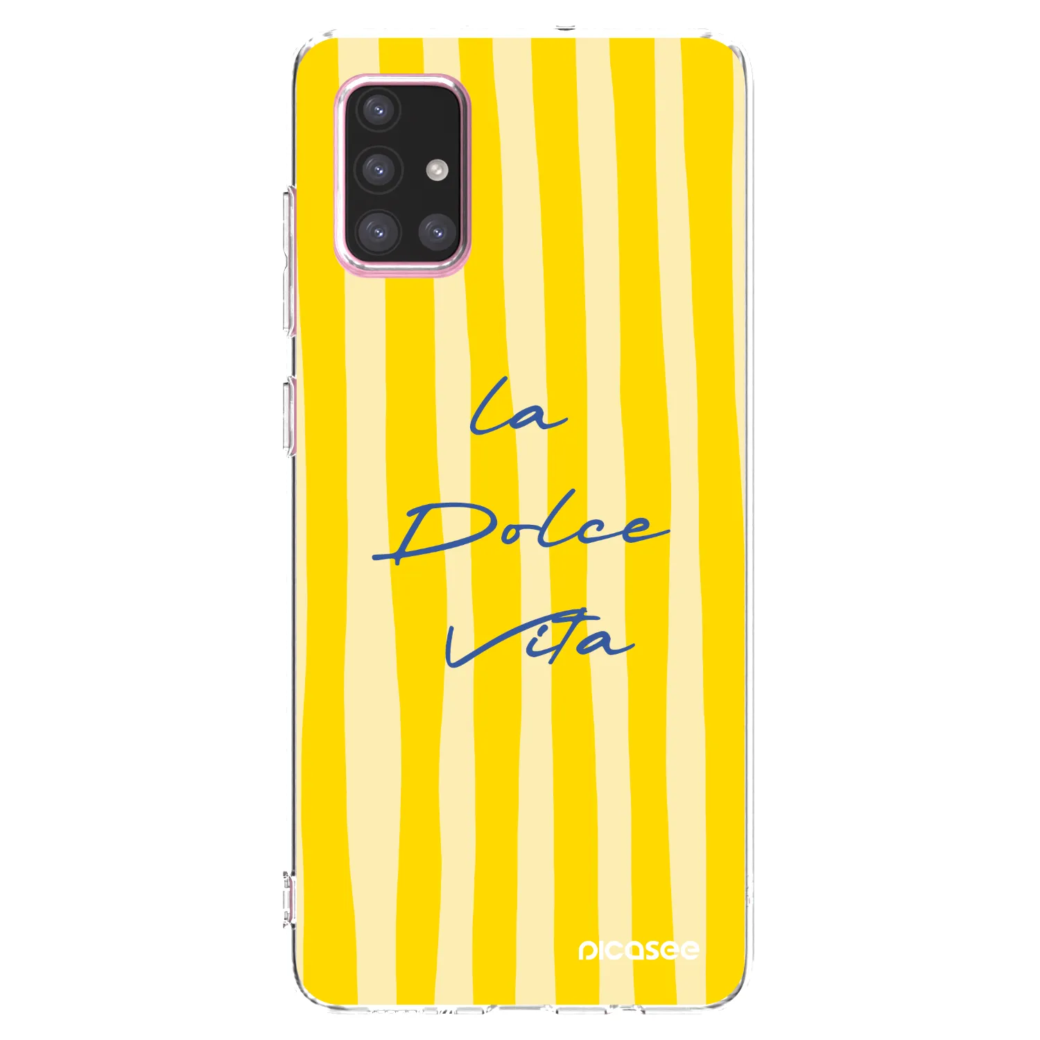 Picasee Samsung Galaxy A71 A715F Hülle - Transparentes Silikon - Ladolcevita